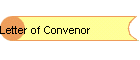 Letter of Convenor